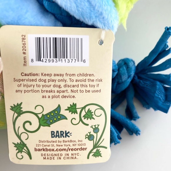 BarkBox Apawthecary’s Poison Crinkle Squeaker Dog Toy from April 2019 - NWT - Picture 6 of 9